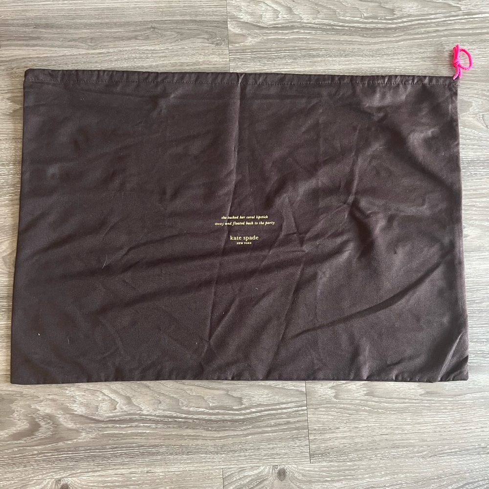 Kate spade dust bag, brown